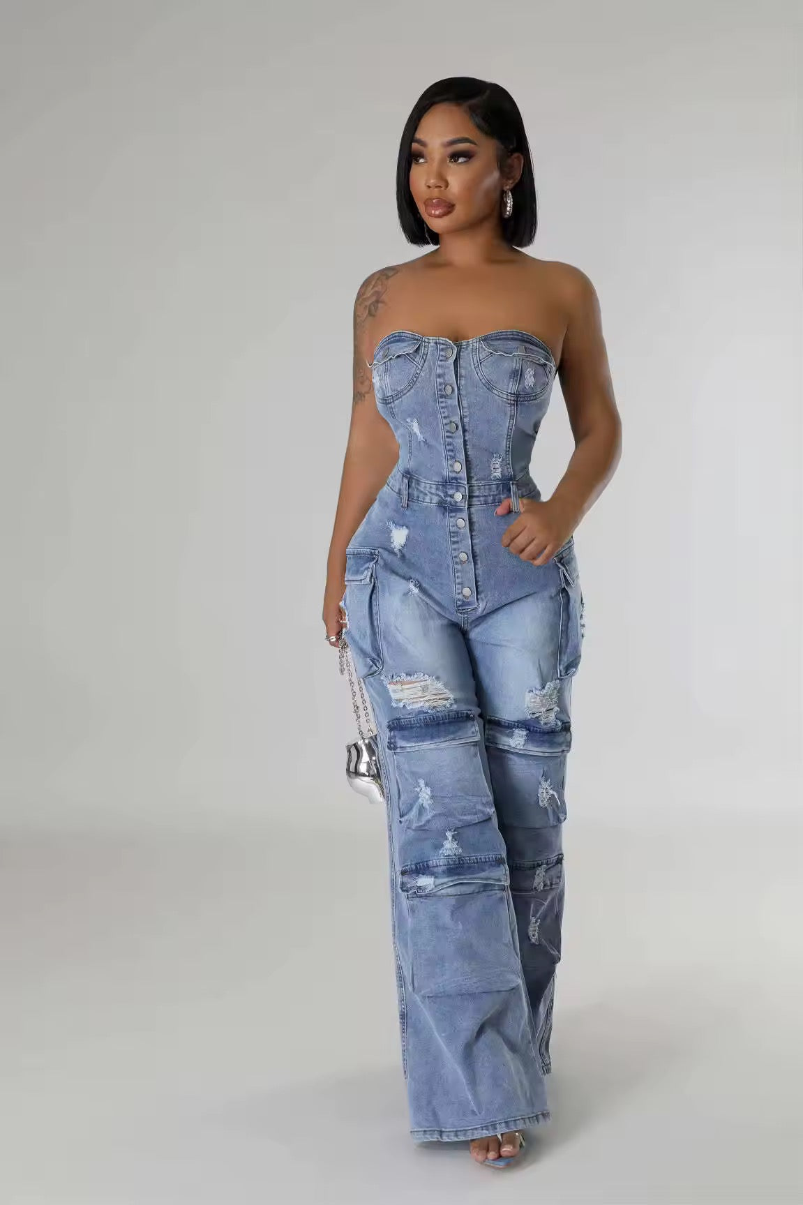 Carol Denim Jumpsuit