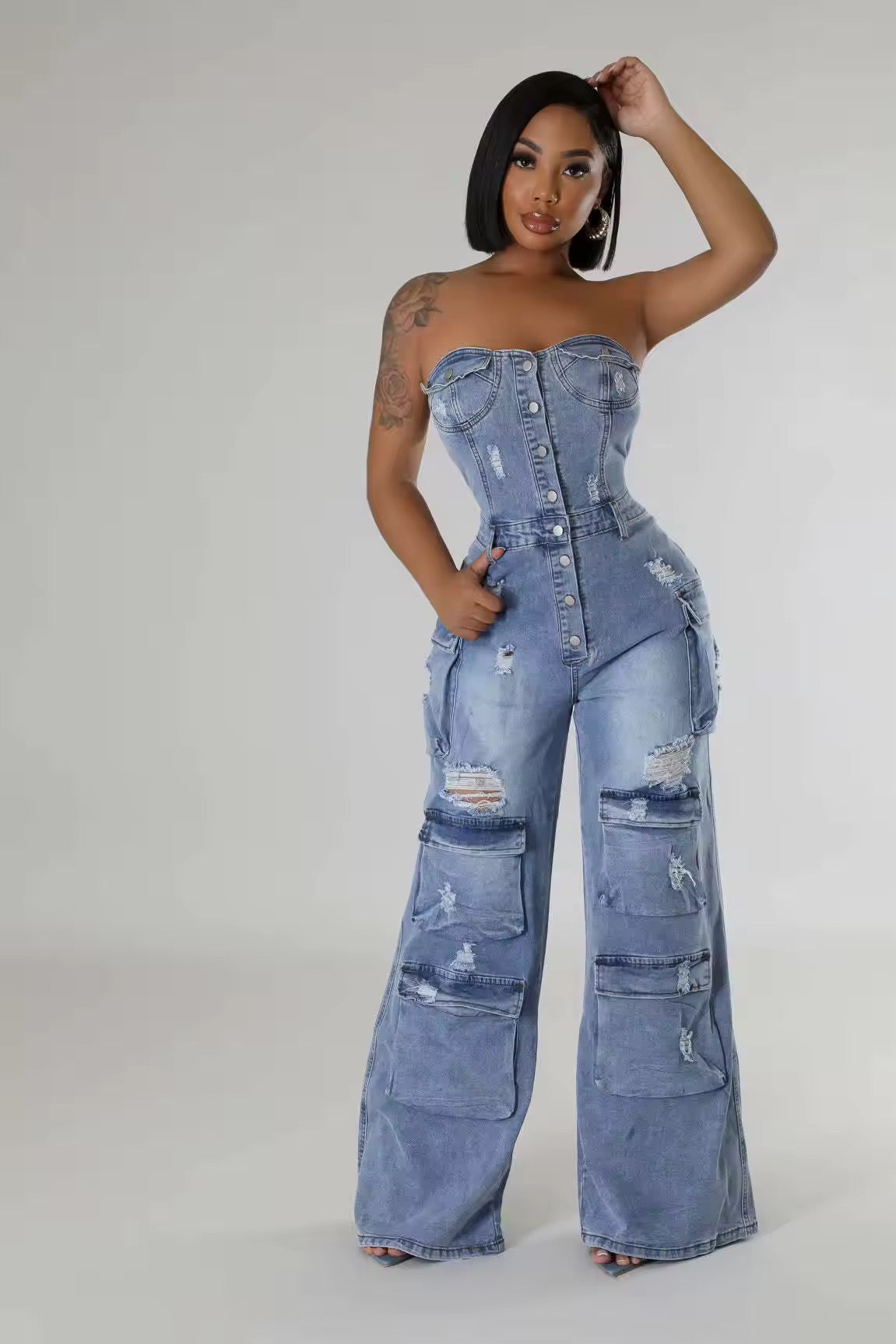 Carol Denim Jumpsuit