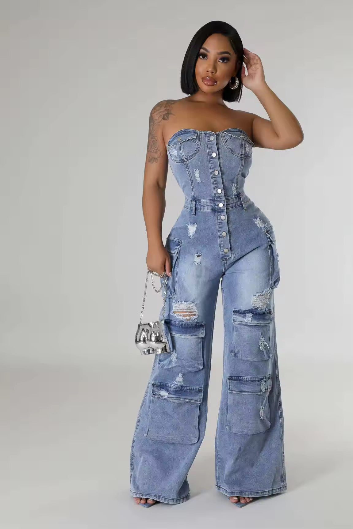 Carol Denim Jumpsuit