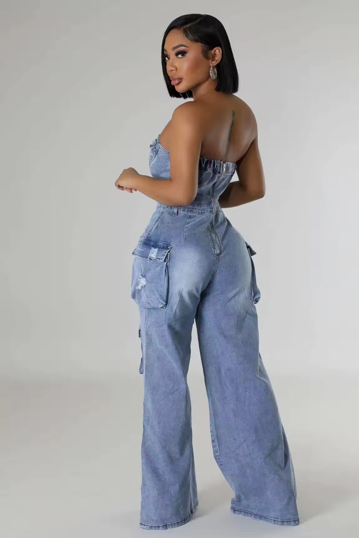 Carol Denim Jumpsuit